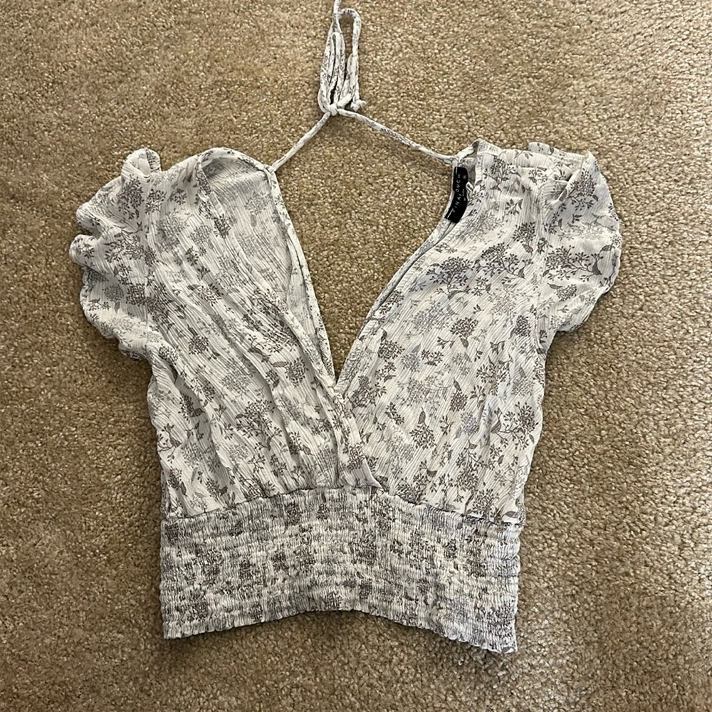 Floral crop top